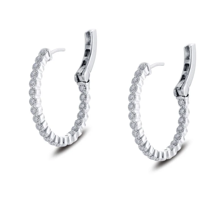 Women’s engagement earrings-25 mm Hoop Earrings