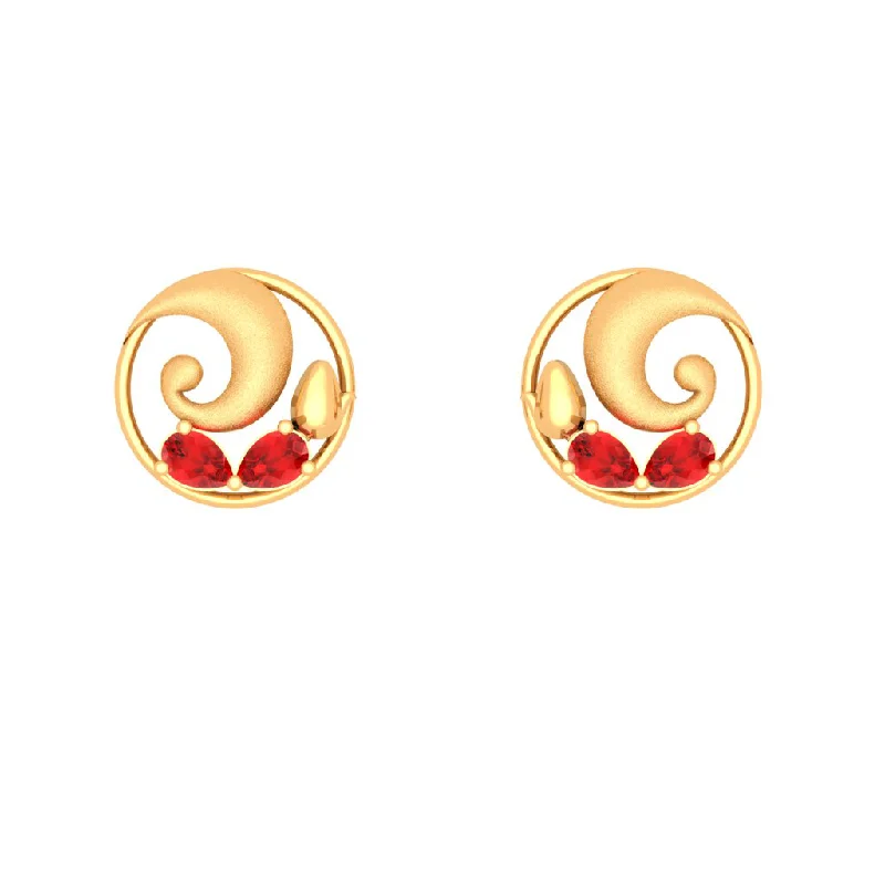 Women’s luxury gold earrings-Beautiful 14k Gold Earrings Design From Online Exclusive