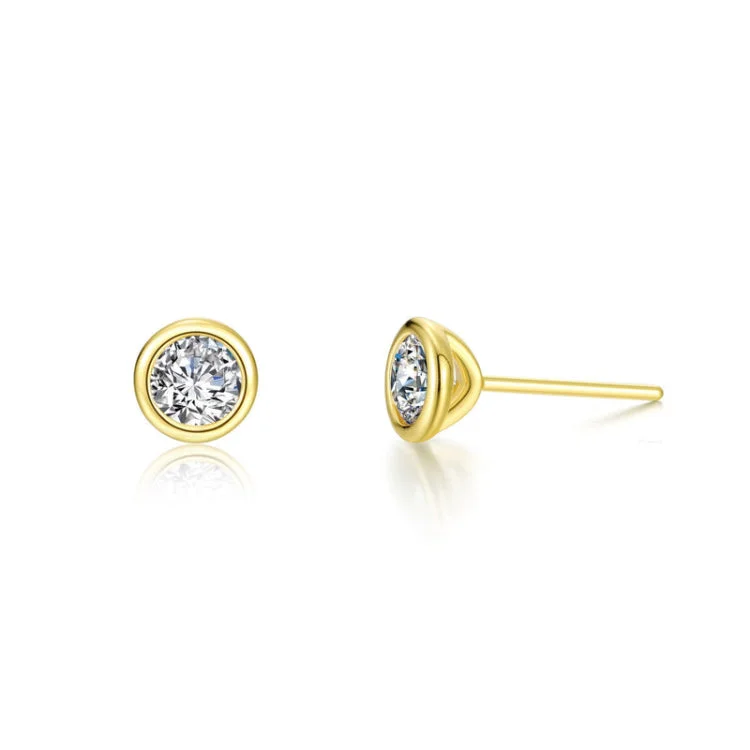 Women’s pearl earrings-1.50 CTW Solitaire Stud Earrings