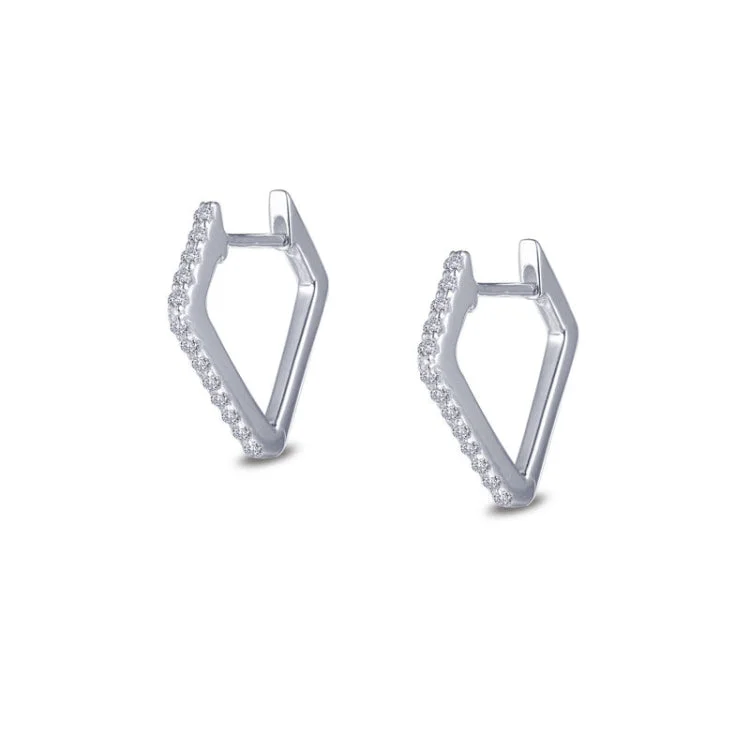 Women’s sterling silver earrings-Dainty Huggie Hoop Earrings