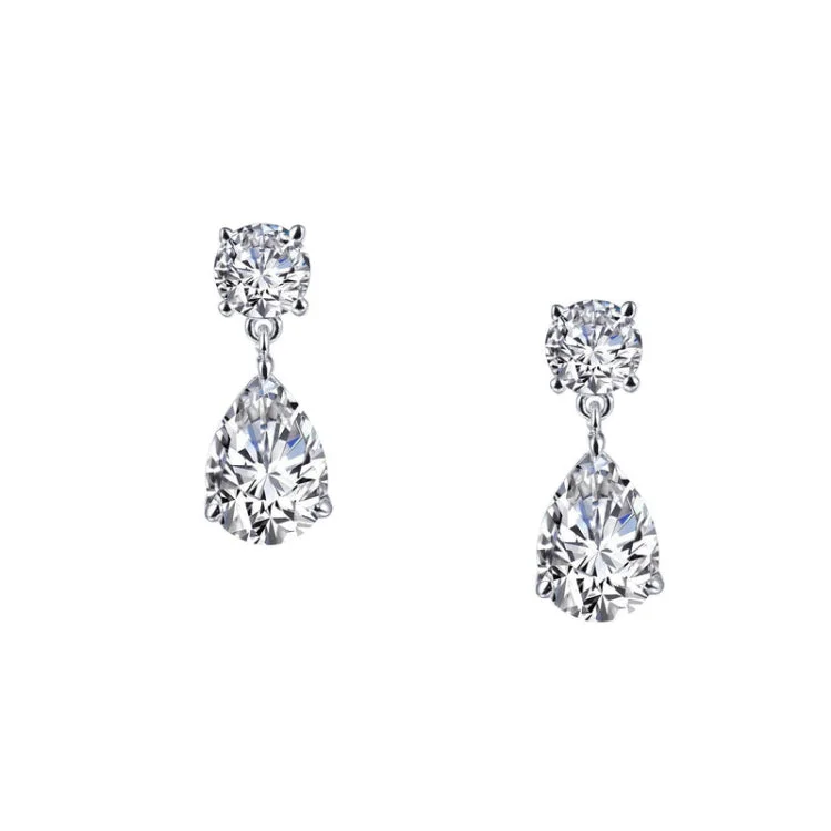 Women’s cubic zirconia earrings-Elegant Drop Earrings