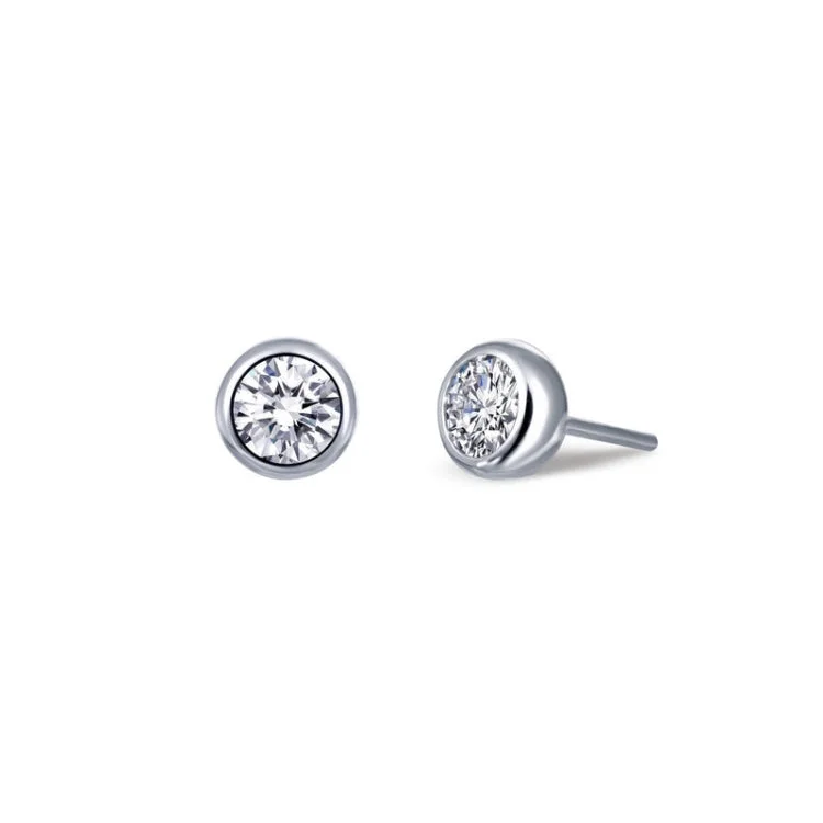 Women’s artistic earrings-0.50 CTW Solitaire Stud Earrings