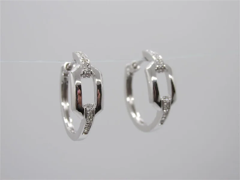 Women’s sterling silver drop earrings-Silver Earrings