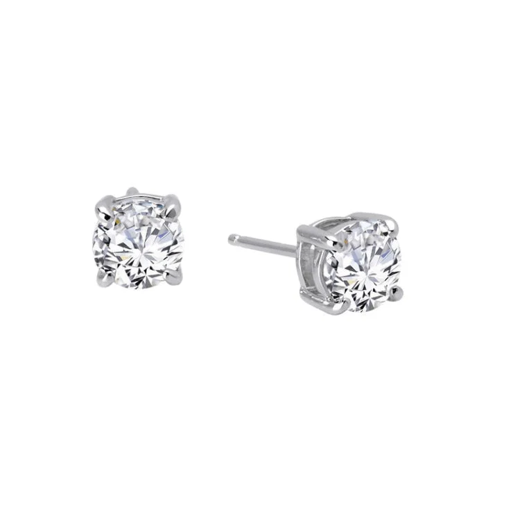 Women’s gold drop earrings-2.5 CTW Solitaire Stud Earrings