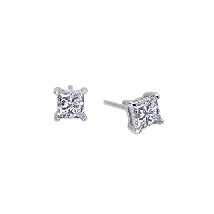 Women’s dangly gold earrings-1 CTW Solitaire Stud Earrings