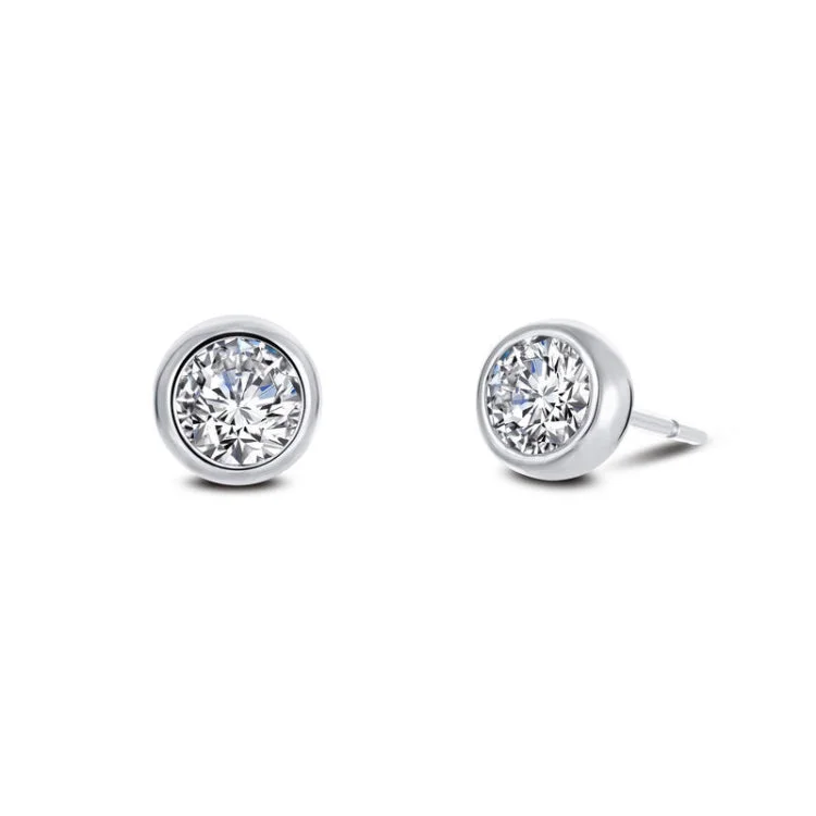 Women’s hoop earrings-1.3 CTW Solitaire Stud Earrings