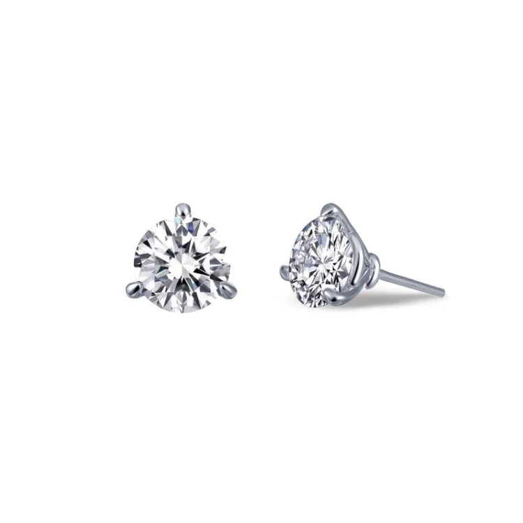 Women’s lightweight earrings-2.0 CTW Solitaire Stud Earrings