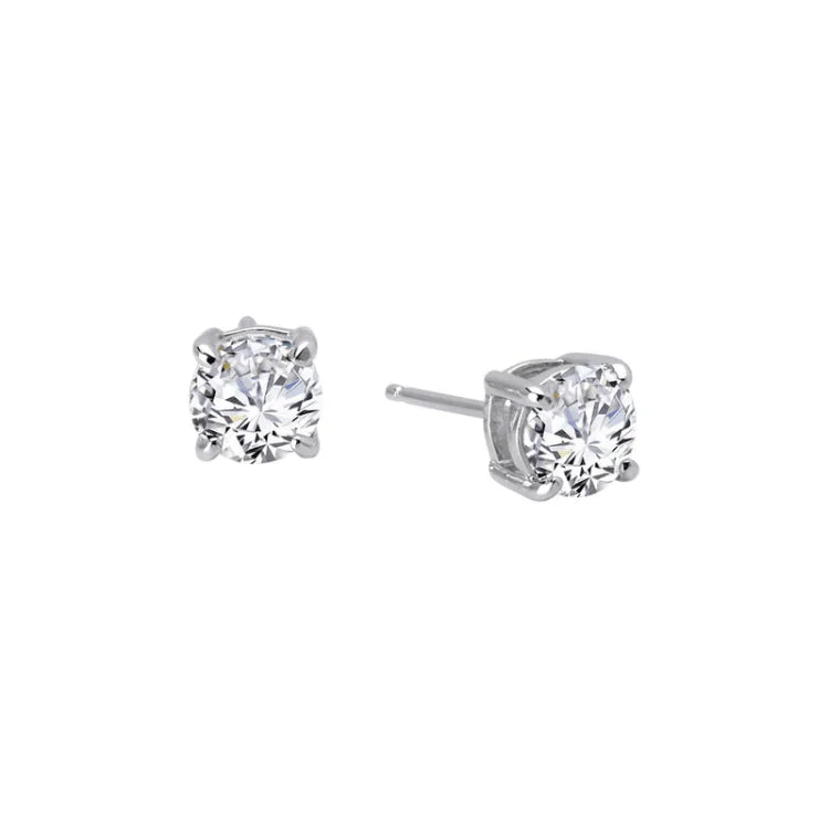 Women’s nature-themed earrings-2 CTW Solitaire Stud Earrings