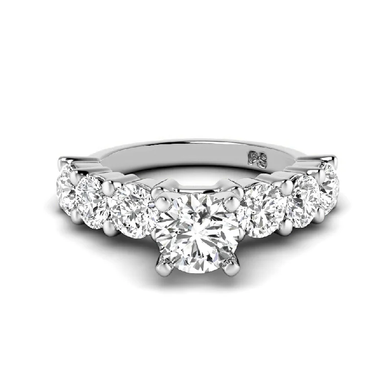 Women’s engagement rings with yellow diamonds-1.85-3.00 CT Round Cut Diamonds - Engagement Ring