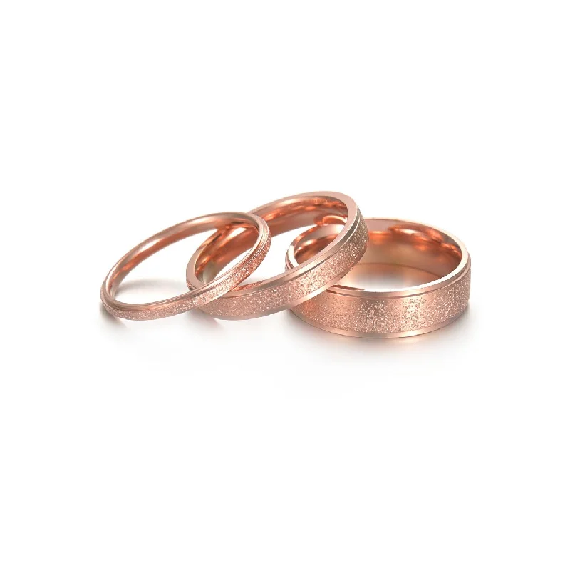 2mm Rose Gold