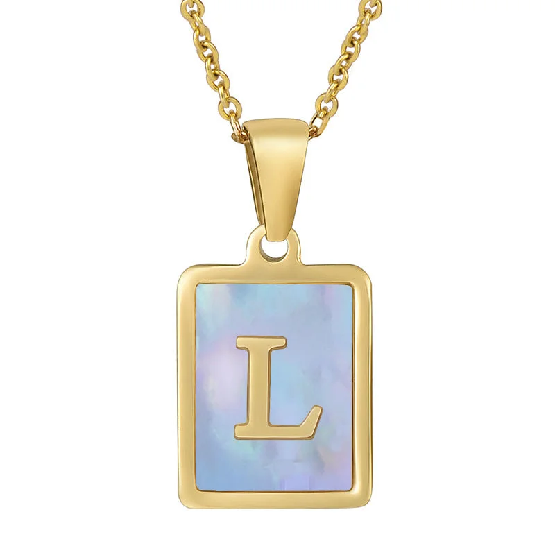 Gold L (Including Chain)