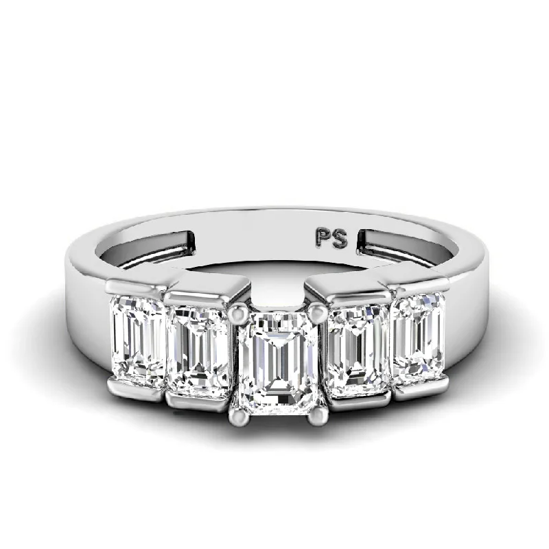 Women’s solitaire engagement rings-1.65-2.80 CT Emerald Cut Diamonds - Engagement Ring