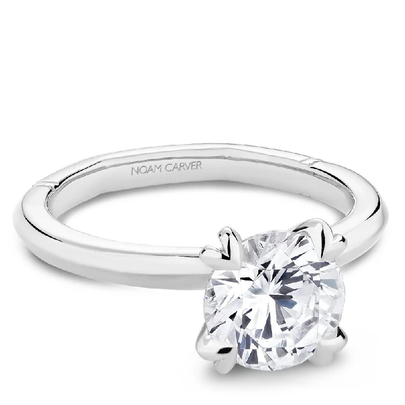 Women’s cushion cut engagement rings-Noam Carver Engagement Ring