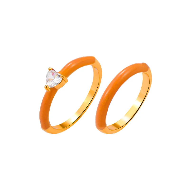 02kc Gold Orange (Two-Piece Set)