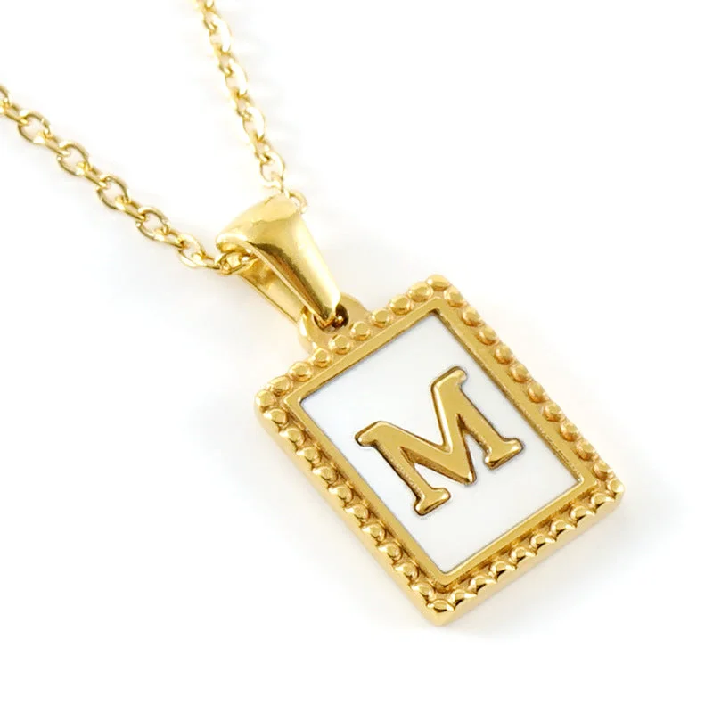 Gold M (Including Chain)