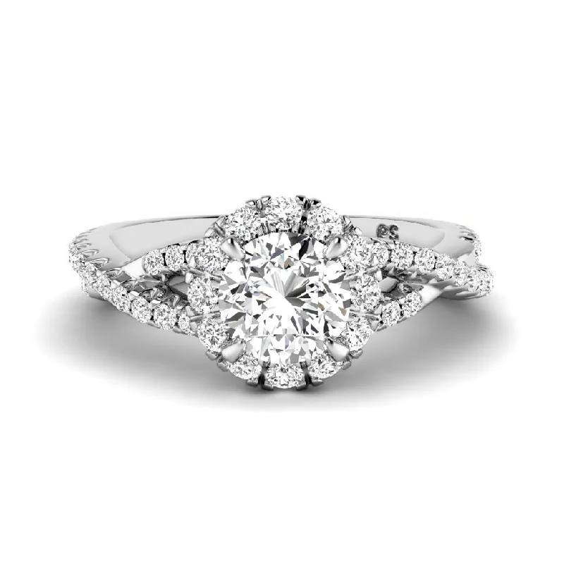 Women’s matching wedding and engagement rings-0.80-1.95 CT Round Cut Diamonds - Engagement Ring