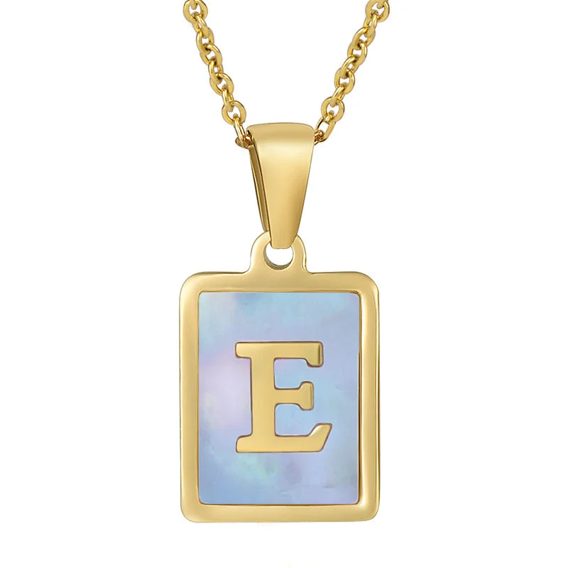 Gold E (Including Chain)