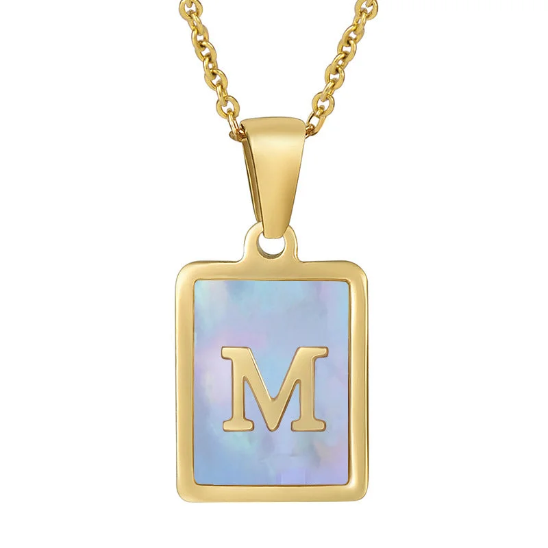 Gold M (Including Chain)