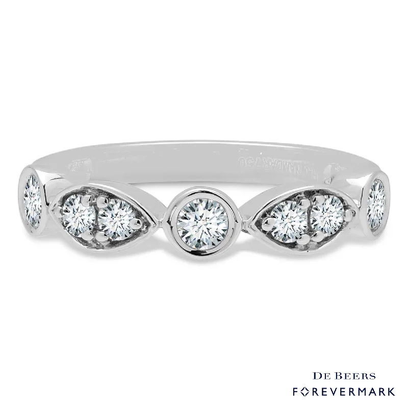 Women’s romantic engagement rings-Forevermark Tribute Collection Diamond Ring in 18kt White Gold (1/2ct tw)