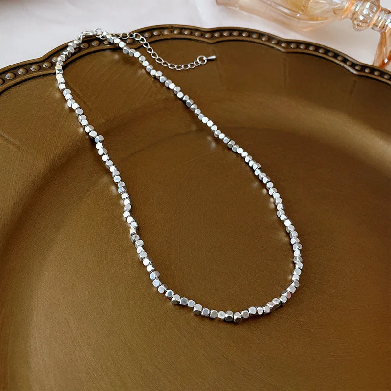 1# Necklace-Silver-Thin