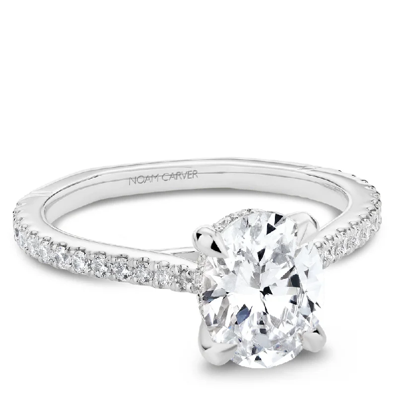 Women’s moissanite engagement rings-Noam Carver Engagement Ring