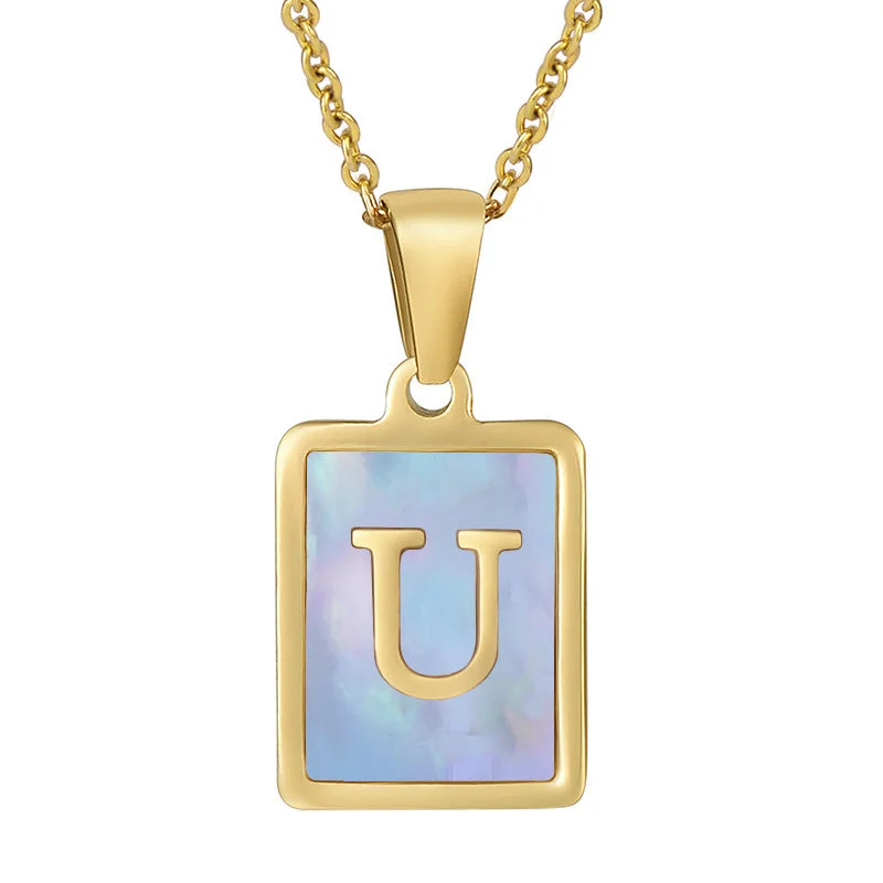 Gold U (Including Chain)