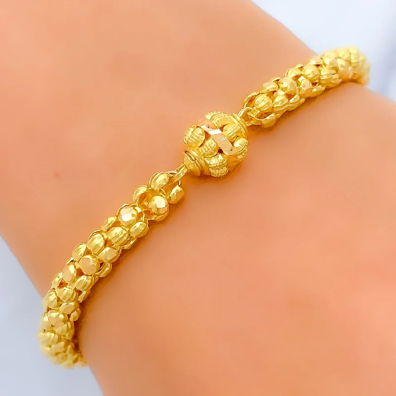 Women’s colorful bangles-Classy Gold 22k Bracelet