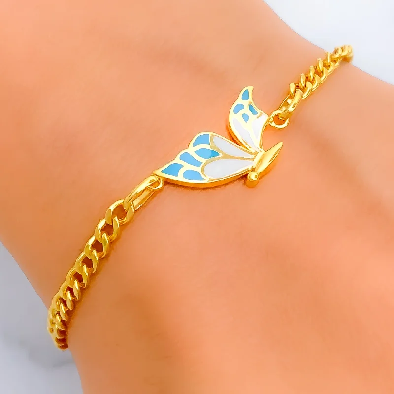 Women’s unique bangles-Dazzling Adorned 21k Charm Bracelet