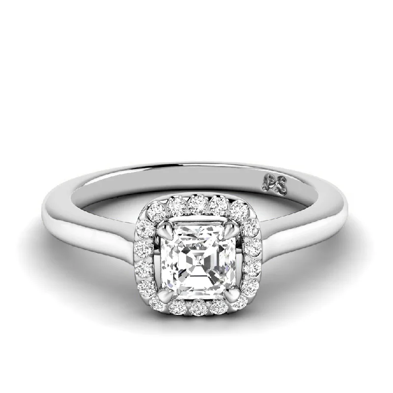 Women’s diamond ring engagement sets-0.65-3.15 CT Round & Ascher Cut Lab Grown Diamonds - Engagement Ring