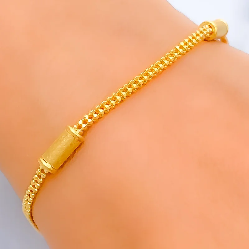 Women’s delicate bracelets-Classic Shimmering 22K Gold Bracelet