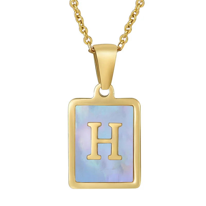 Gold H (Including Chain)