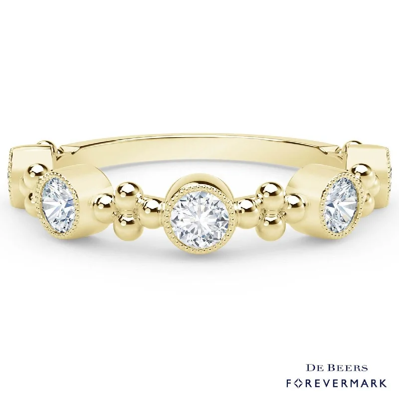 Women’s engagement rings with colored diamonds-Forevermark Tribute Collection Delicate Diamond Ring in 18kt Yellow Gold (1/2ct tw)