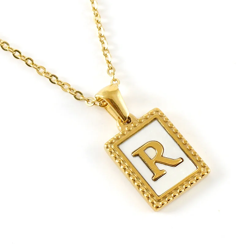 Gold R (Including Chain)