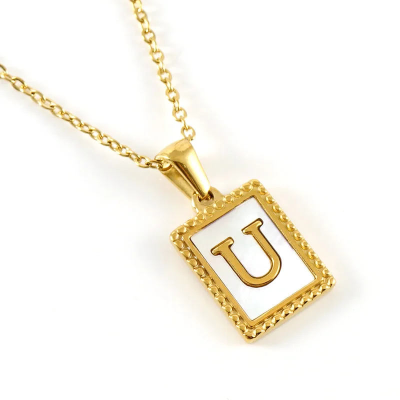 Gold U (Including Chain)