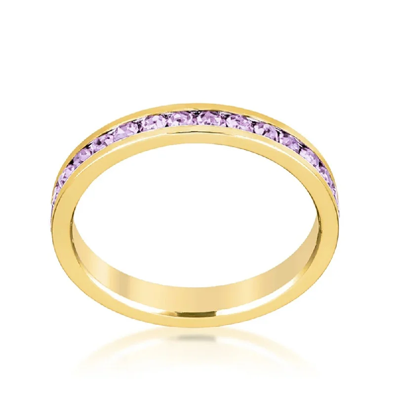 Lavender-Gold-Tone