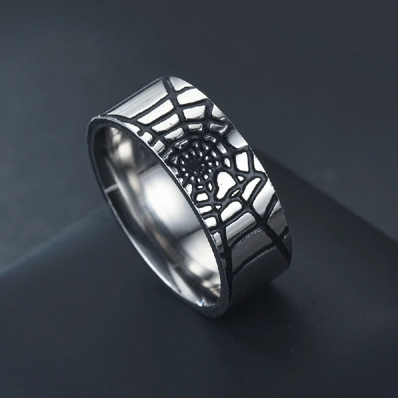 Steel Color Spider Web