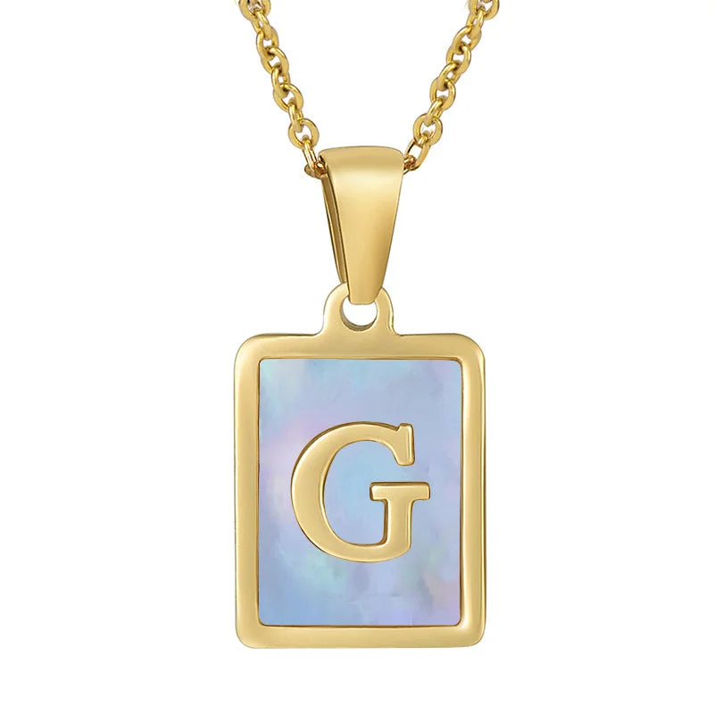 Gold G (Including Chain)