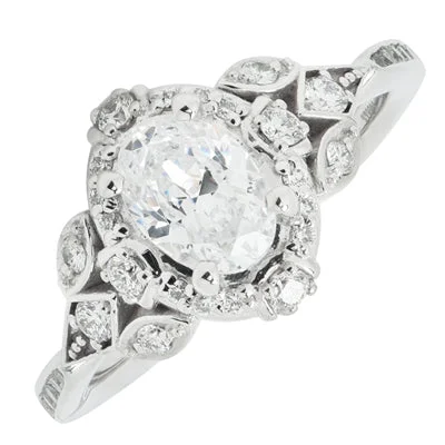 Women’s luxury engagement rings-Diamond Engagement Ring Setting in 14kt White Gold (1/3ct tw)