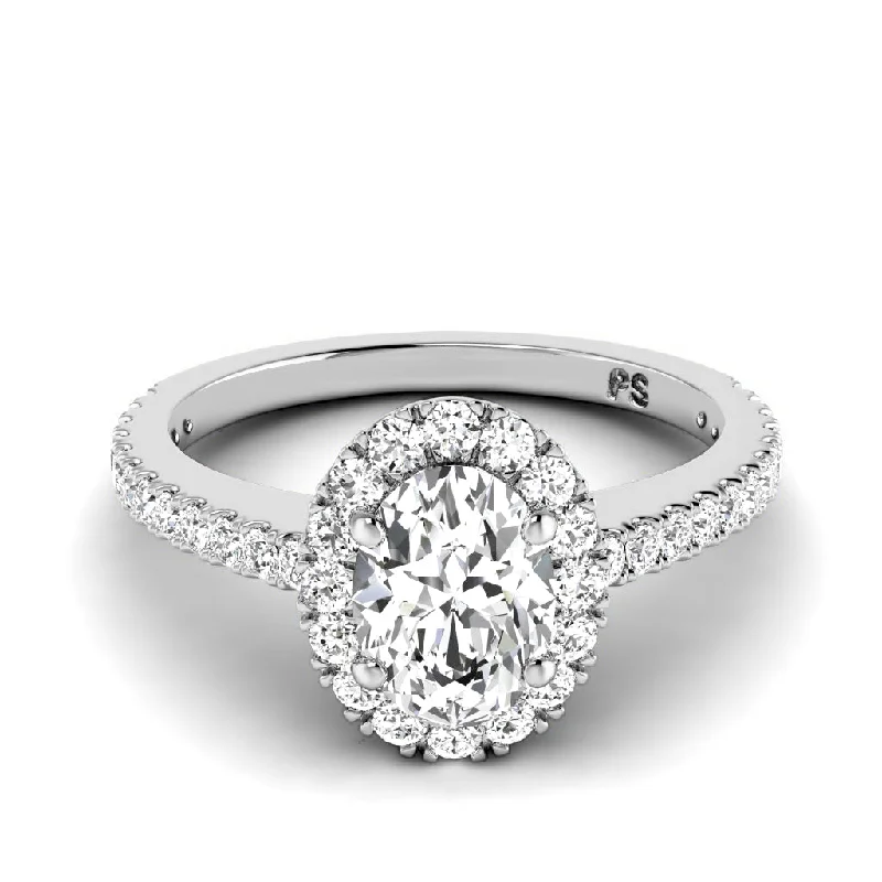 Women’s engagement rings with unique designs-0.72-1.87 CT Round & Oval Cut Diamonds - Engagement Ring