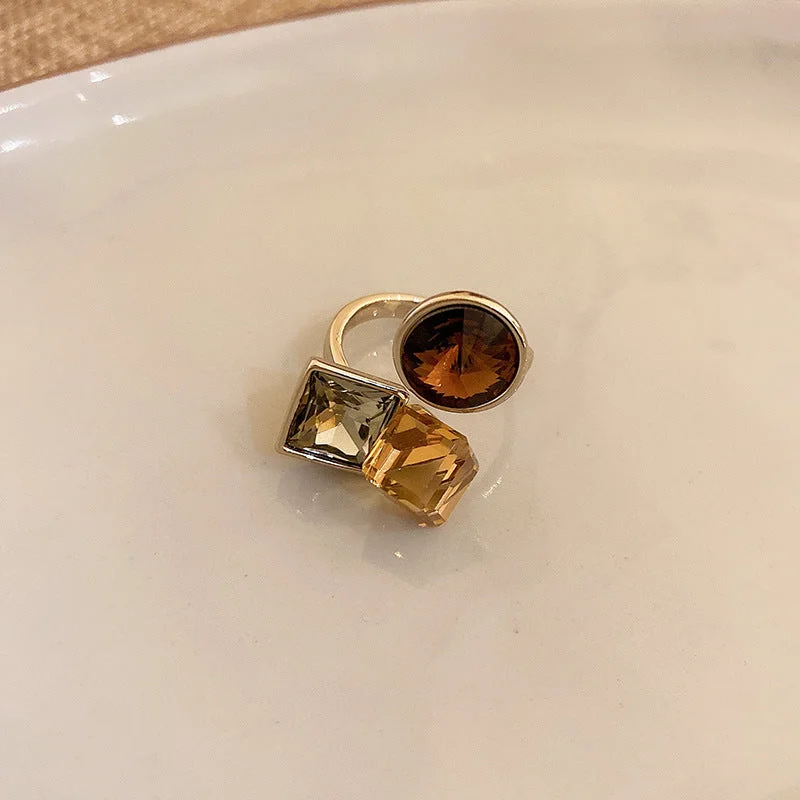 1# Ring-Chocolate Gold (Real Gold Plating)