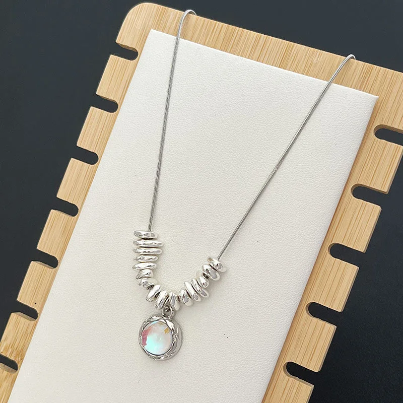 Colorful Crystal Pendant Necklace