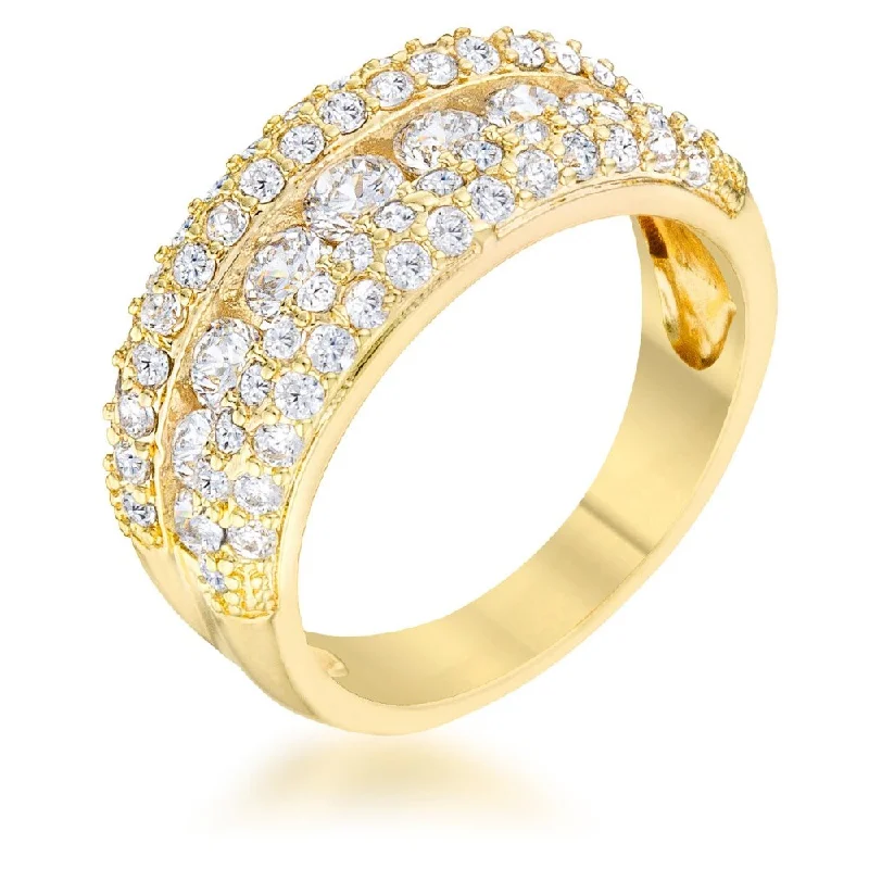 Women’s stackable diamond rings-Luna 1.1ct Cubic Zirconia Classic Band Ring