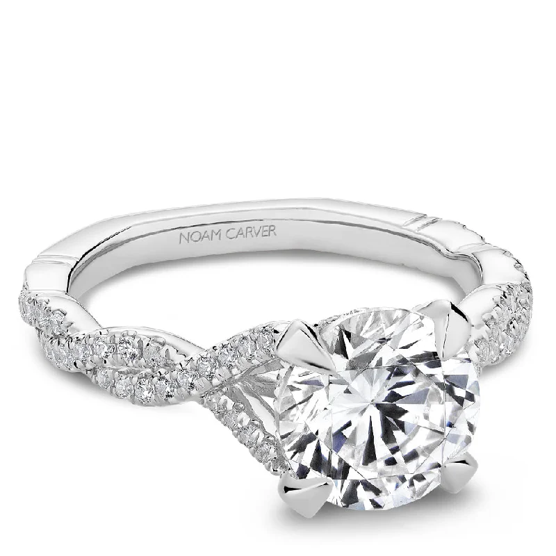 Women’s gold engagement rings-Noam Carver Engagement Ring